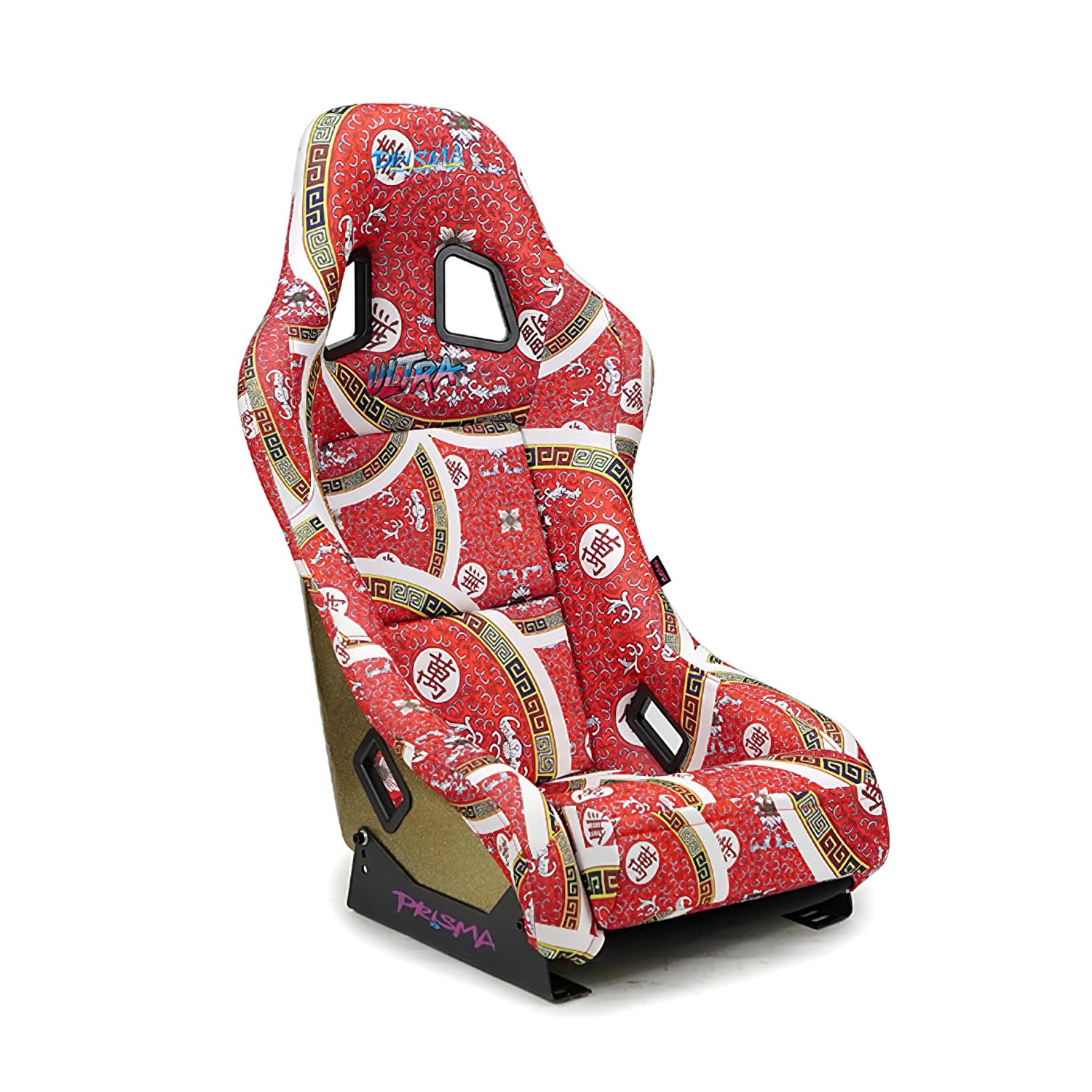 NRG Innovations Left, Right Front Prisma Fixed Back Bucket Racing Seat Compatible With Vehicle with Aftermarket Seat Brackets, 22" W X 34" H X 16" D, NRG-FRP-303-DYNASTY