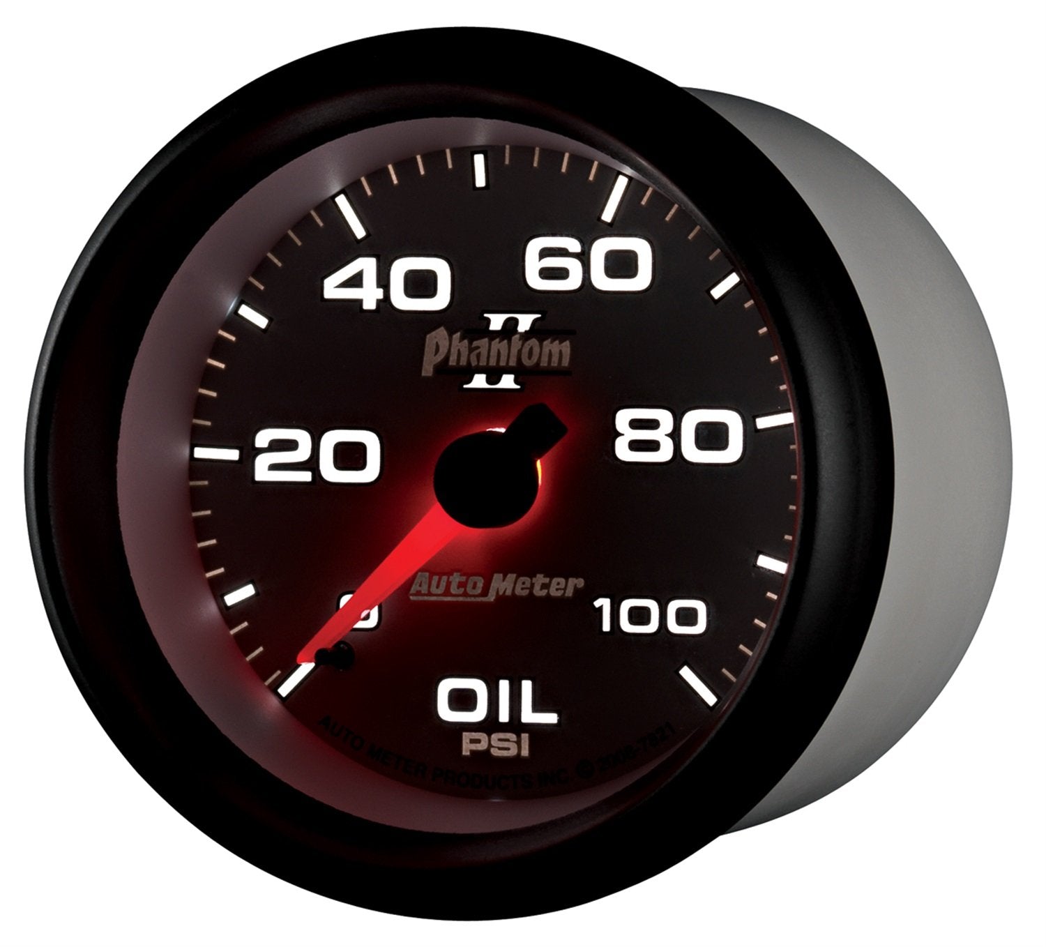 Auto Meter Phantom II 7821 Mechanical Oil Pressure Gauge