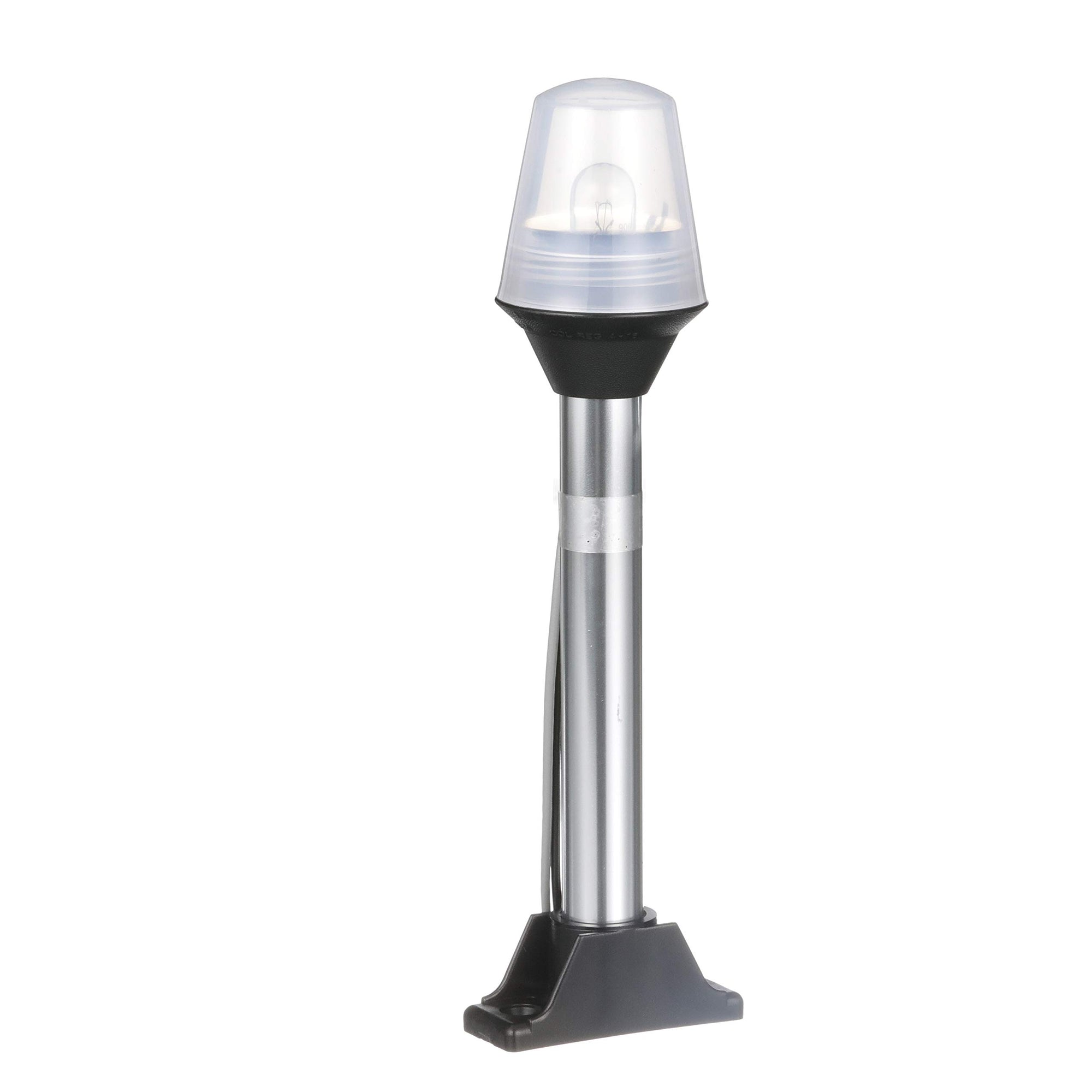 5122-08-7 Attwood All-Round Fixed Base Navigation Light, Black Base, 8-Inch