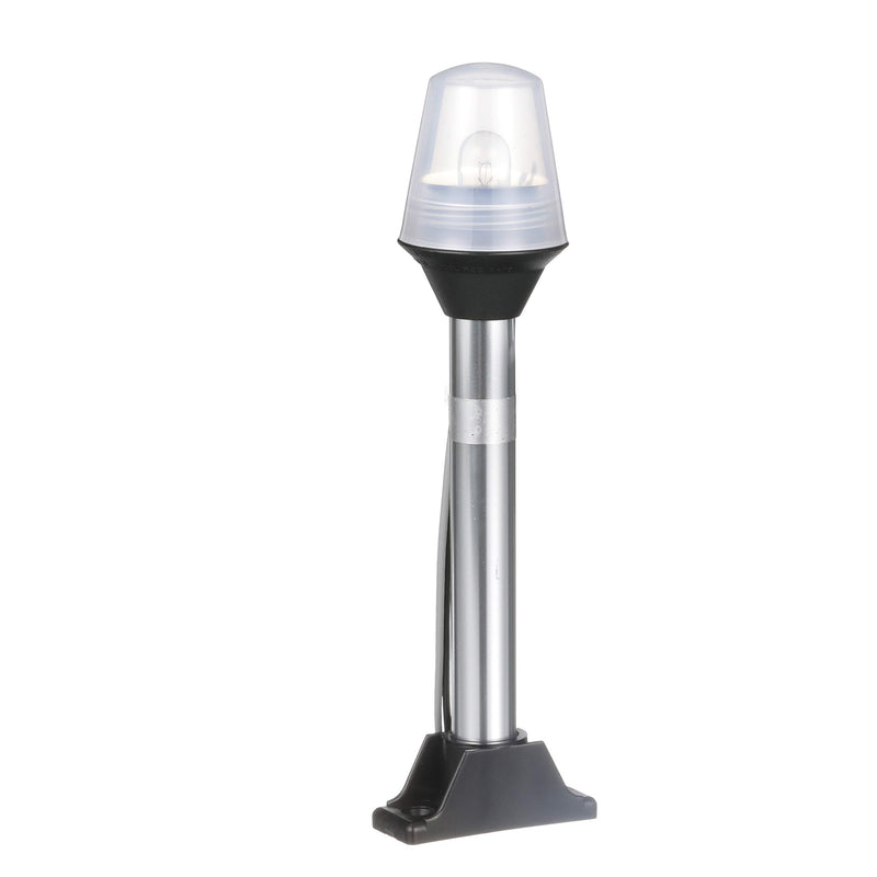 5122-08-7 Attwood All-Round Fixed Base Navigation Light, Black Base, 8-Inch