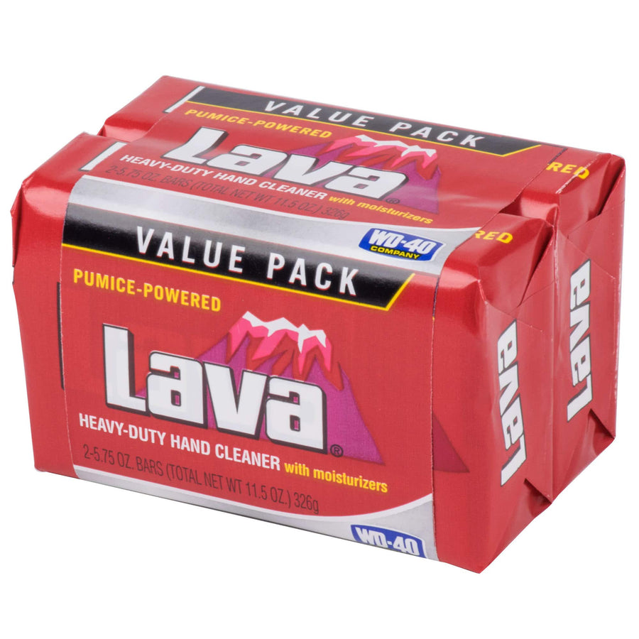 Heavy-Duty Lava Hand Cleaner with Moisturizers, Twin-Pack, 5.75 OZ (100867)