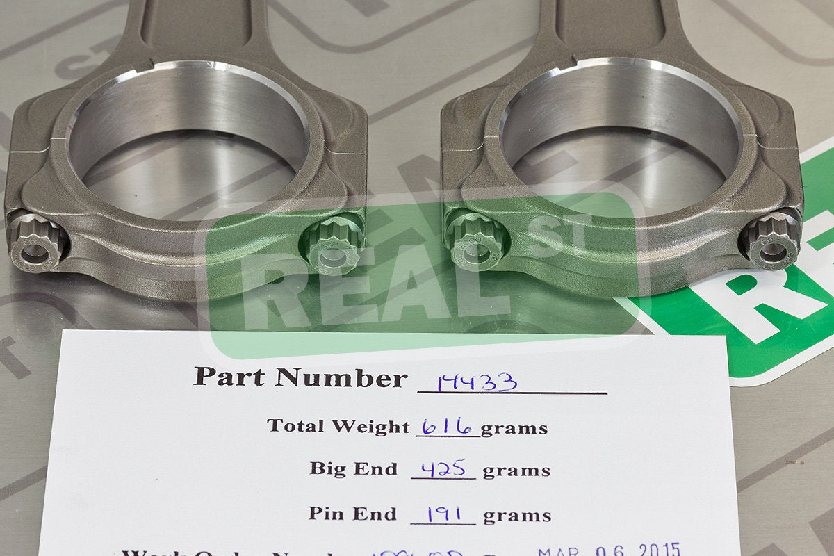 14433-4 Manley Connecting Rod Set (Ford Focus ST Ecoboost 2.0L Turbo Tuff Pro Series I Beam w/ARP2000 Bolts), 1 Pack