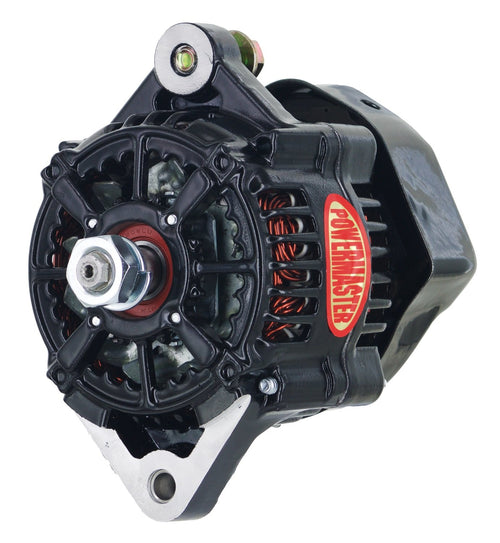 Alt Denso Race Powermaster 100mm Black 75A 12 Volt with 5.4" Mount 1-Wire