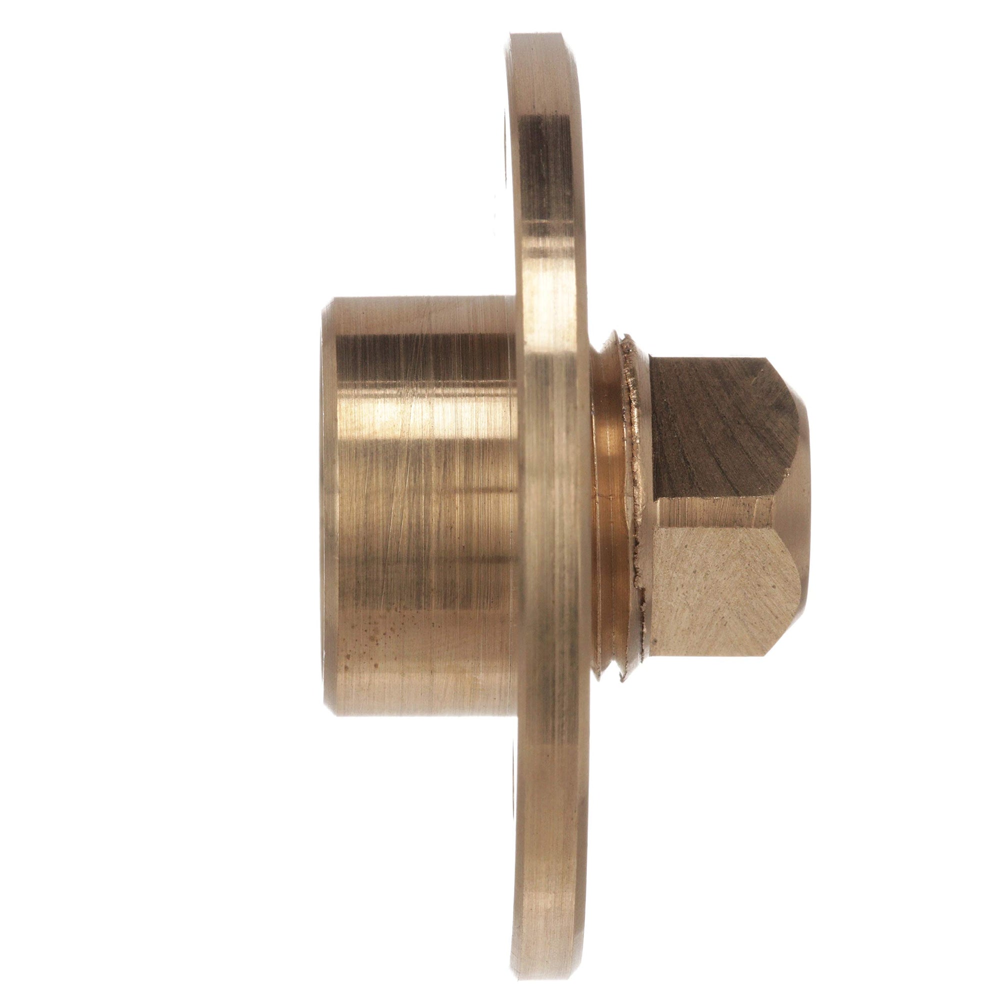 Bronze Attwood 7555-3 Garboard Drain Plug, for Bilge Drainage, Removable Nut, 3/8-Inch Neck Depth, ½-Inch NOT Drain