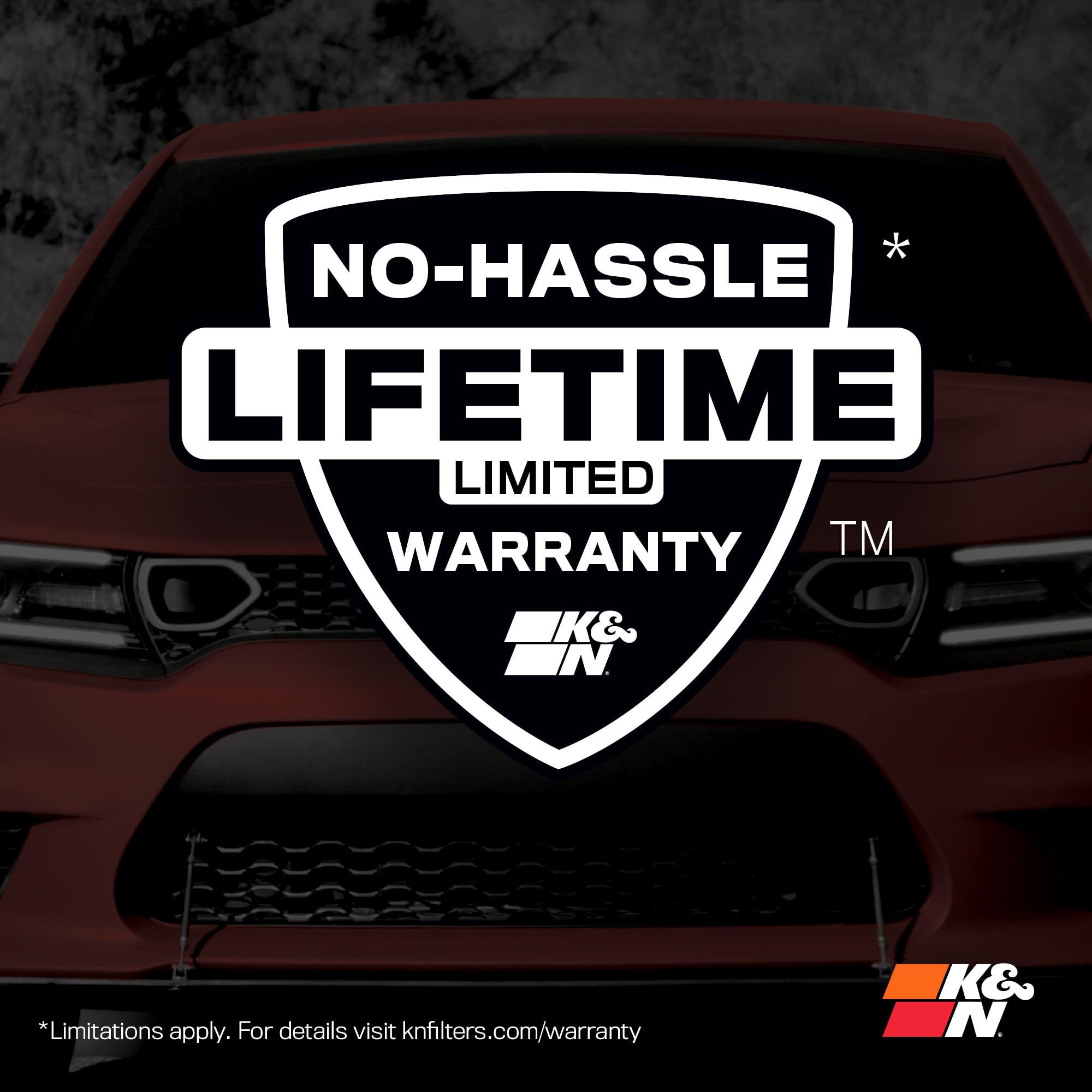 K&N Engine Air Filter: Washable, Increase Power & Acceleration, Premium, Replacement Car Air Filter: Compatible with 2007-2012 Acura RDX, 33-2382