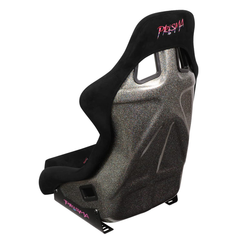 NRG Innovations Universal NRG-FRP-302BK-ULTRA Fixed Back Bucket Racing Seat for 5-Point Harnesses, Size L, Black Seat Cover,24" W X 35" H X 18" D