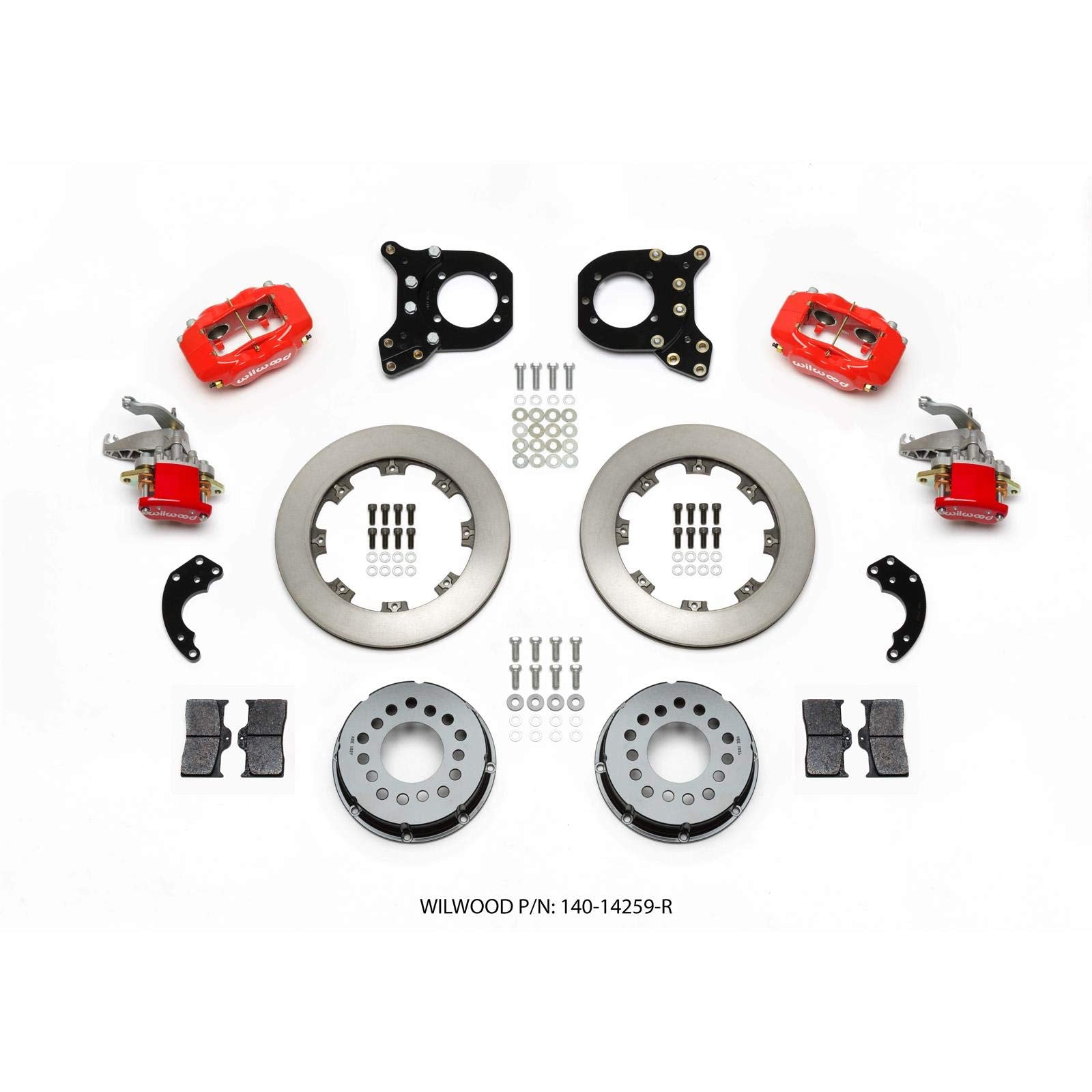 P/S FDLI Rear Kit,w/MC4 P-Brake, Red