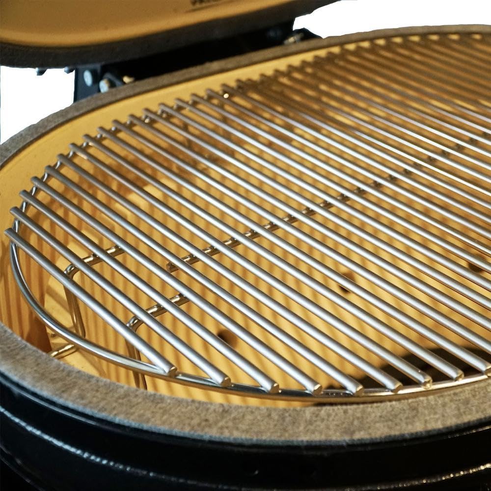 Primo 300 Large Oval Ceramic Kamado Grill with Stainless Steel Grates - PGCLGH (2021)