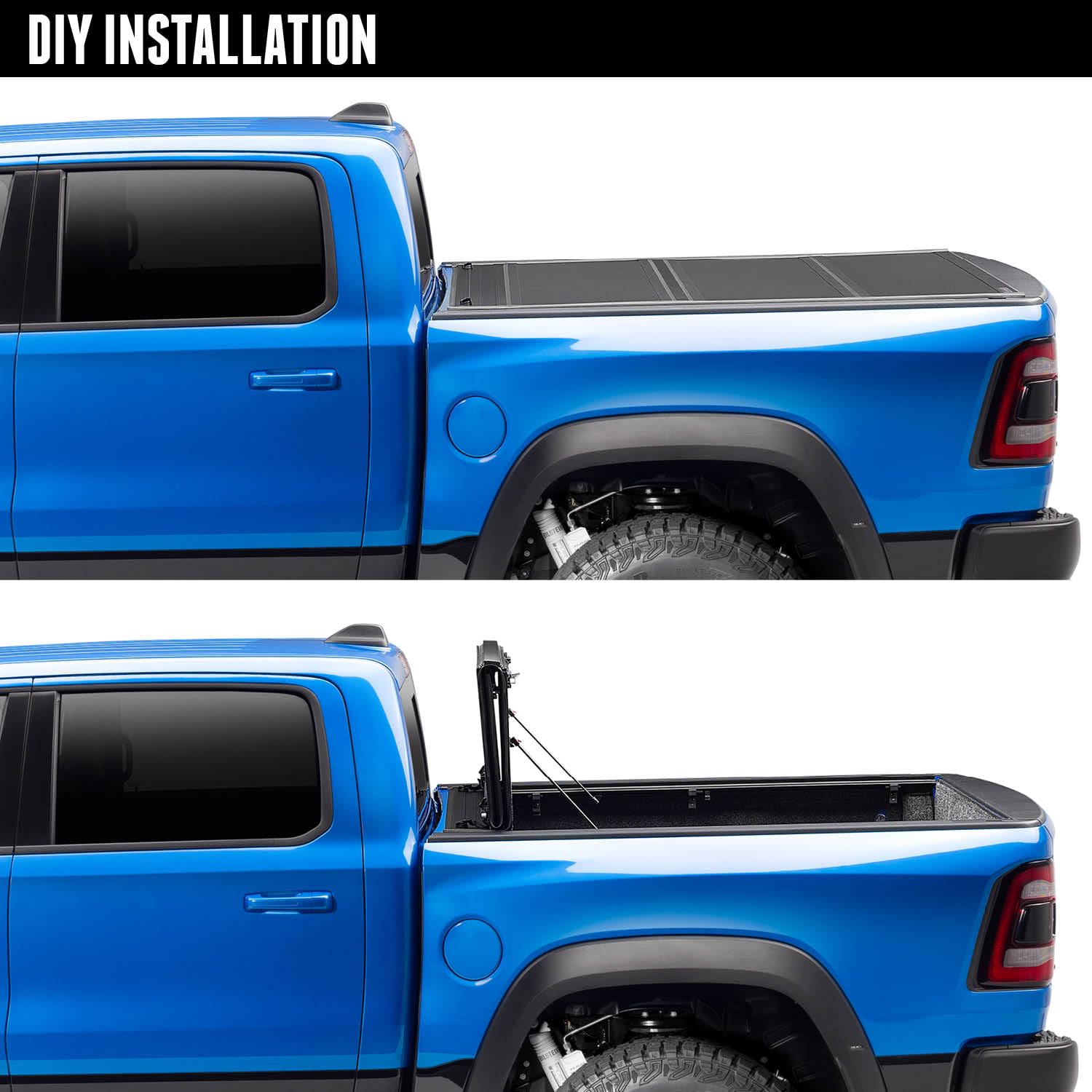 UnderCover Ultra Flex Hard Folding Truck Bed Tonneau Cover | UX82000 | Fits 5' Bed (60") 2017 - 2025 Honda Ridgeline