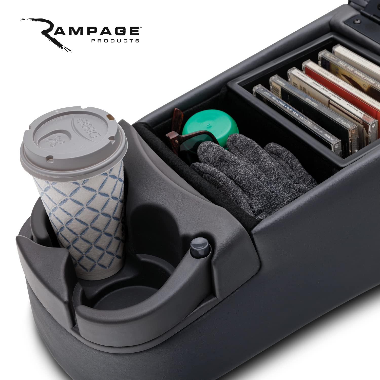 Universal Truck Bench Console RAMPAGE PRODUCTS | Charcoal | 39223