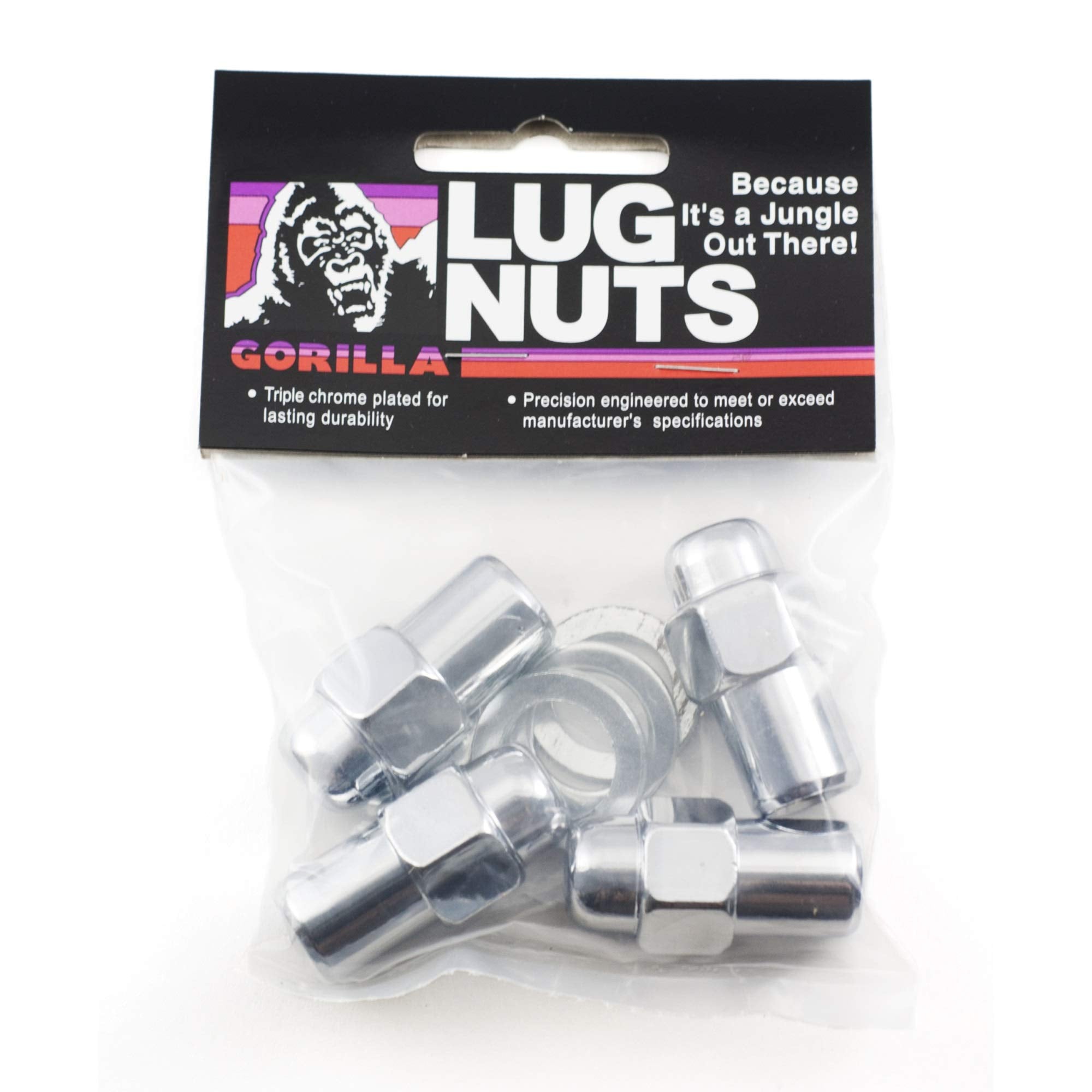 Automotive Gorilla 73137B Standard Mag Lug Nuts (12mm x 1.50 Thread Size)