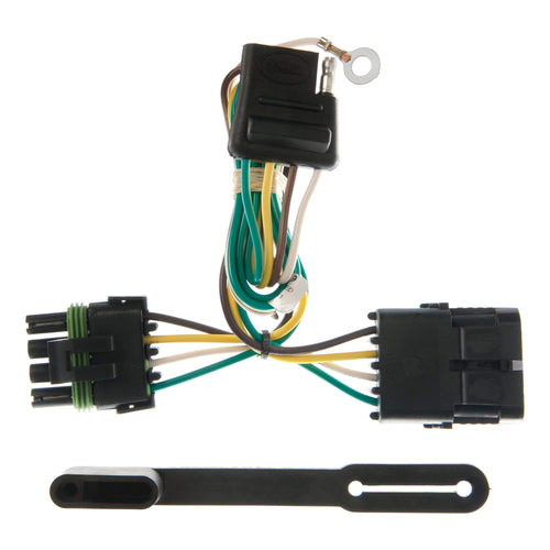 CURT 55319 Custom Vehicle-Side 4-Pin Trailer Wiring Harness, Fits Select Chevrolet, GMC C/K Suburban, Blazer, Tahoe, Yukon, Cadillac Escalade