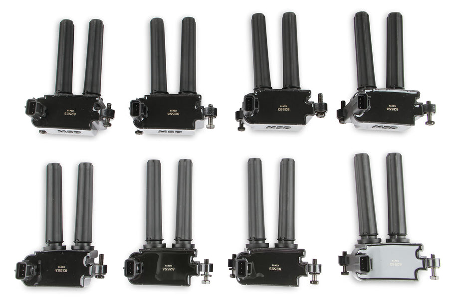 825583 MSD Ignition Coils Blaster Series 2005-2020 5.7L/6.1L/6.2L/6.4L HEMI, Black, 8-Pack
