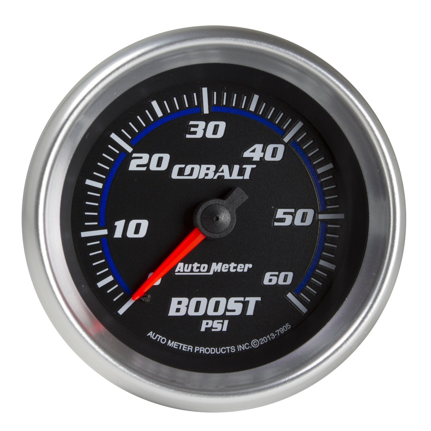 Cobalt Auto Meter 7905 2-5/8" Mechanical Boost Gauge (0-60 PSI, 66.7mm)