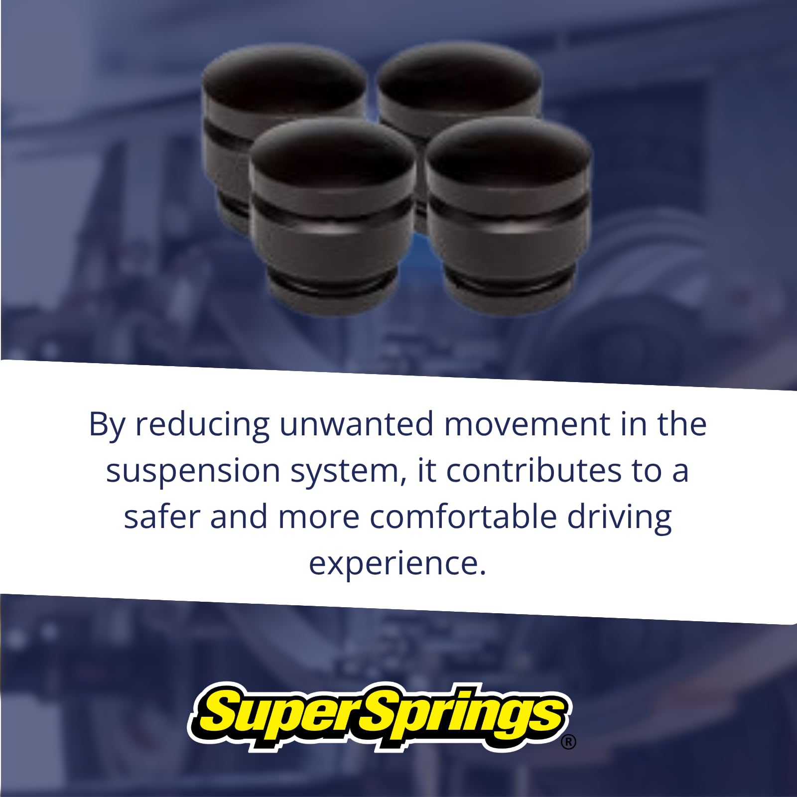 SuperSprings SumoSprings SSF-202-47 Front for Chevrolet Silverado 2500|3500, GMC Sierra 2500|3500, black