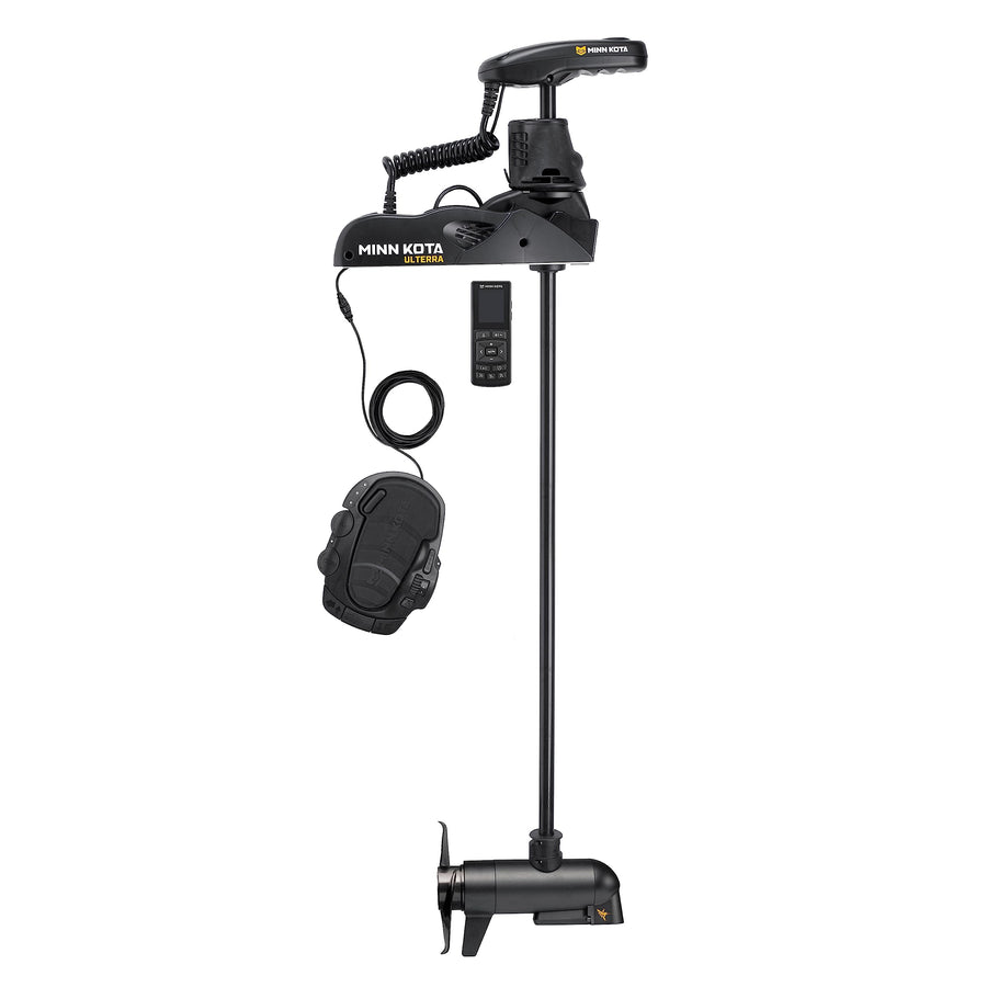 Minn Kota Bow-Mount Ulterra Electric Trolling Motor with MEGA Down Imaging – 112 Lb. Thrust, 60 in. Shaft, Freshwater