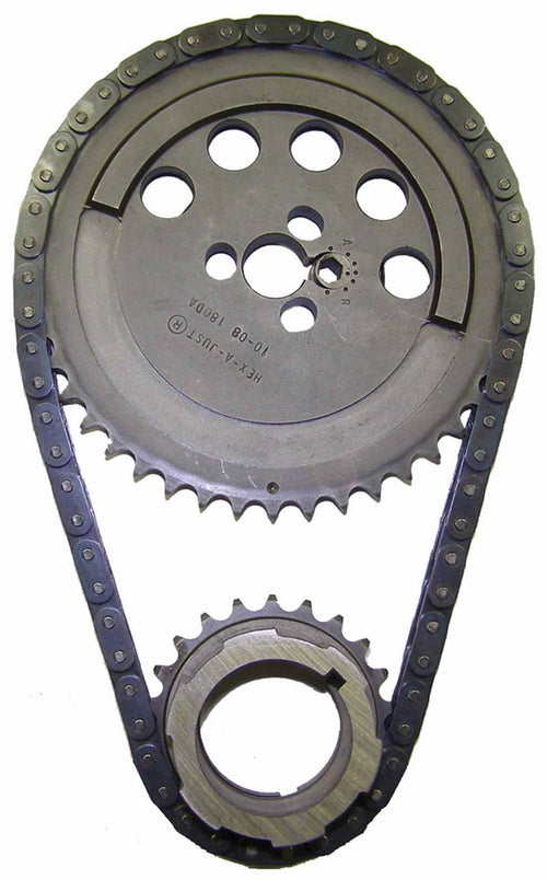Cloyes Hex-A-Just Z Racing Series 9-3158AZ Timing Kit Incl. Machined Cam Sprocket/1 Keyway Crank Sprocket/0.50 in. Pitched True Roller Chain Single Roller Hex-A-Just Z Racing Series Timing Kit
