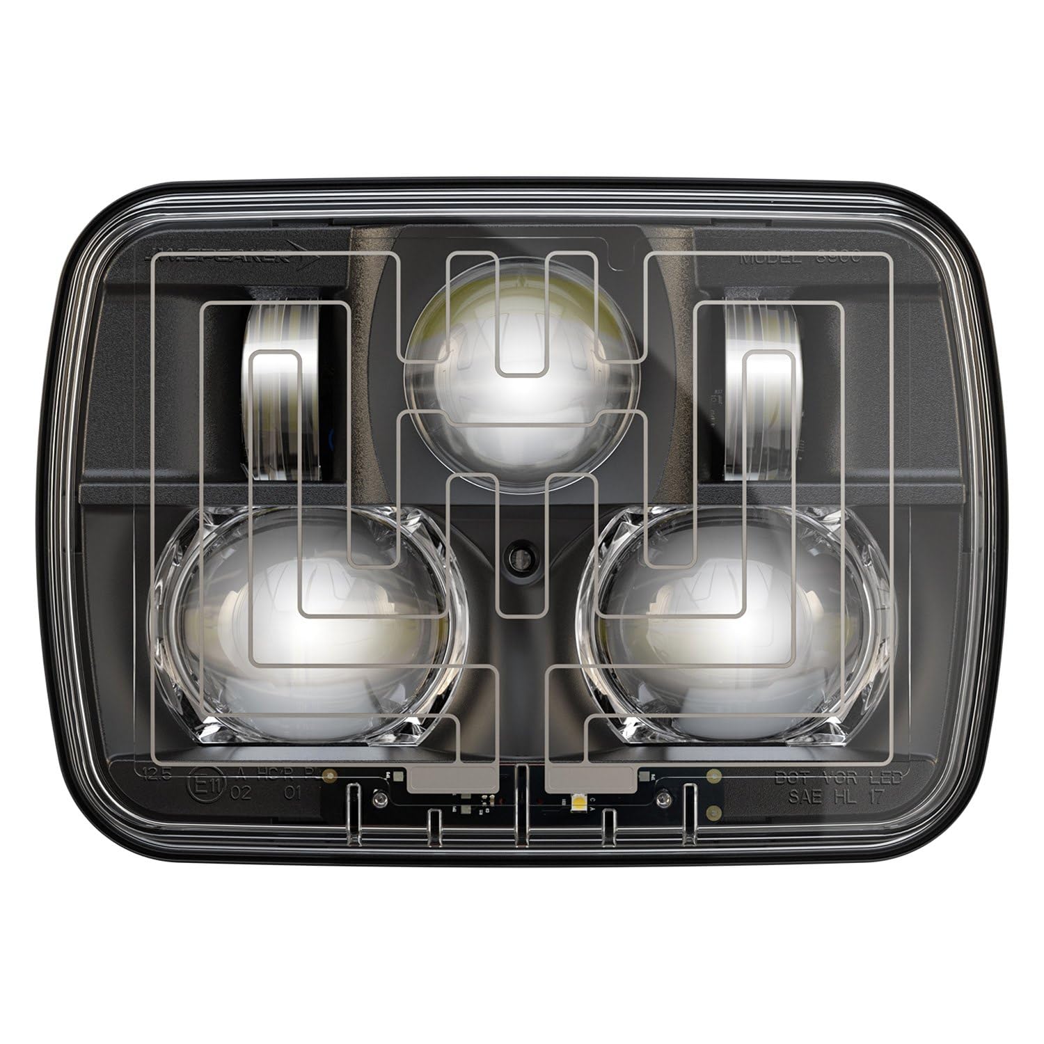 SPEAKER J.W. 8910-Ev2 12/24V Dot/Ece Rht HTD Black