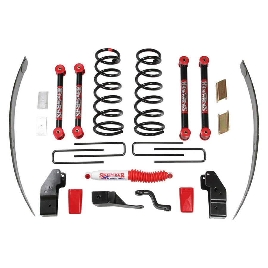 Skyjacker Suspension Lift Kit D4512K-B w/Shock Black MAX Shocks 4-4.5 in. Lift