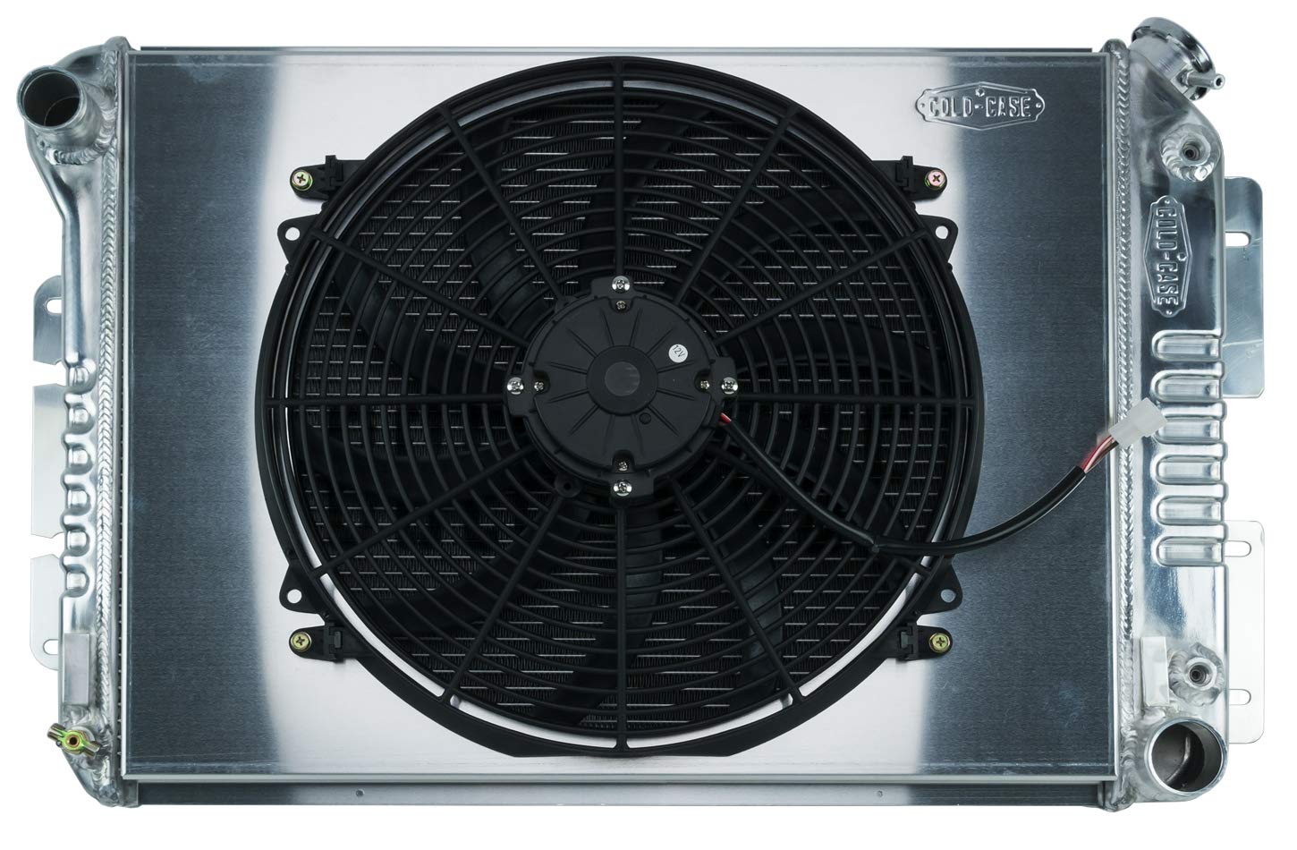 67-69 Camaro BB/Firebird COLD - CASE AT Radiator and16in Fan, Silver (CHC11AK)