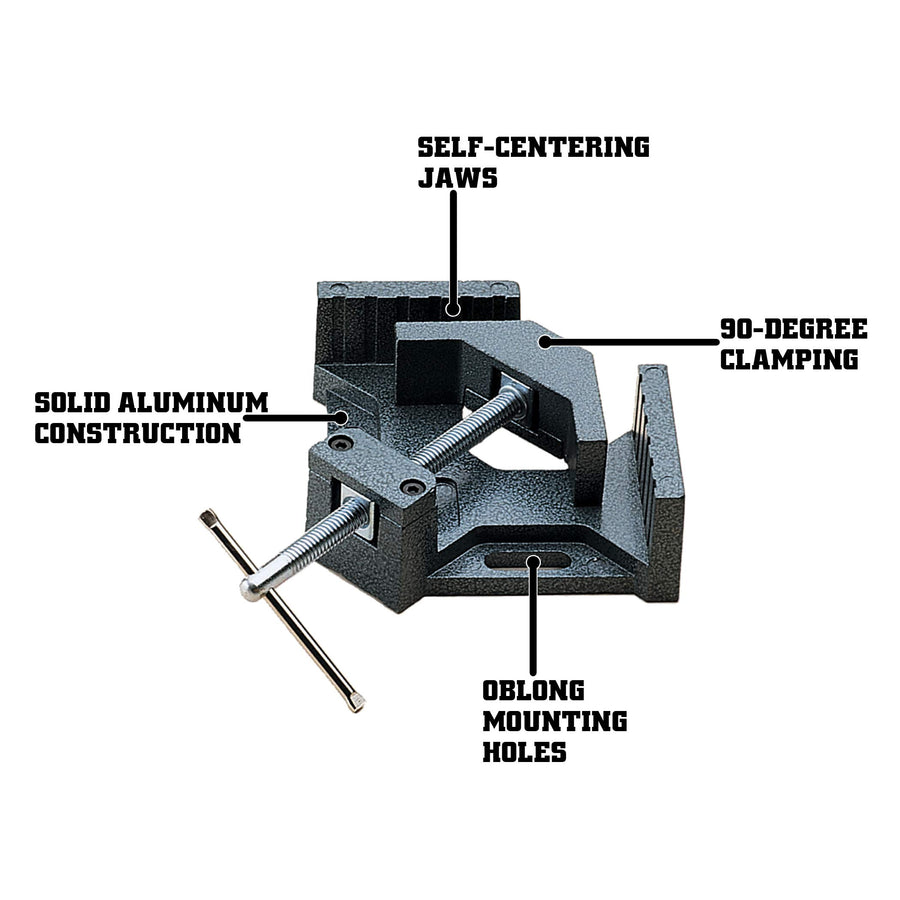 Wilton Angle Clamp Aluminum, 2-3/4" Miter Capacity, 1-3/8" Jaw Height, 2-1/4" Jaw Length (Model AC-324)