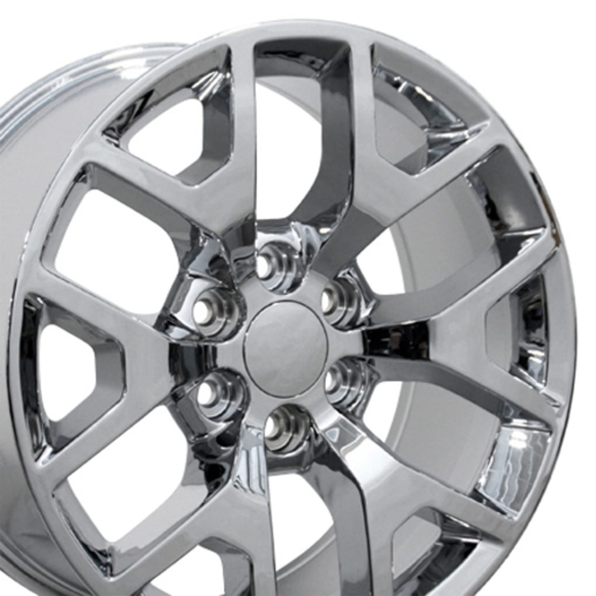 CV92-20090-6550-27C Chrome Wheel Painted Automotive OE Wheels LLC (20 x 9. inches /6 x 139 mm, 27 mm Offset)