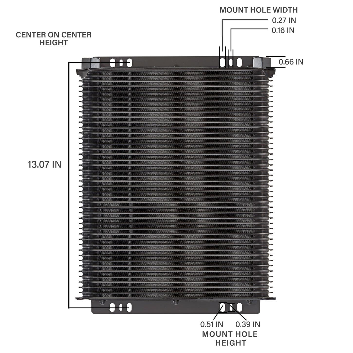 Oil Cooler Proform - 40 Row Universal 69570-40