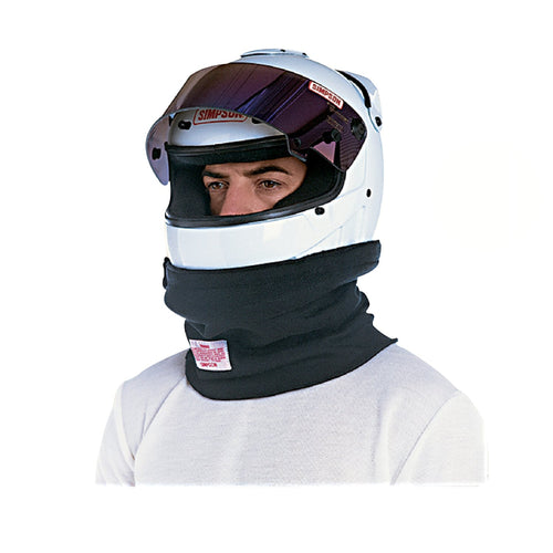 Black SIMPSON Racing 23012BK Nomex Helmet Skirt
