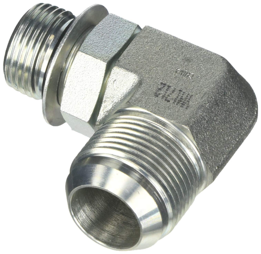 Gates Male O Ring Boss G60312-1216 to Male Jic 37 Flare 90 (SAE to SAE)