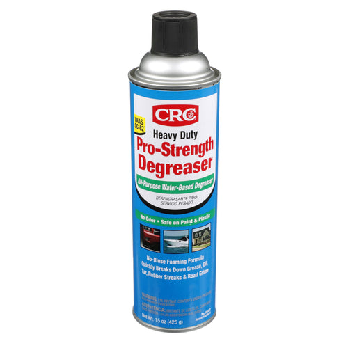 CRC 05482 Pro-Strength Heavy Duty Degreaser, All-Purpose Water-Based Degreaser, Odorless, Safe on Paint and Plastic, 15oz, [1 Pack]