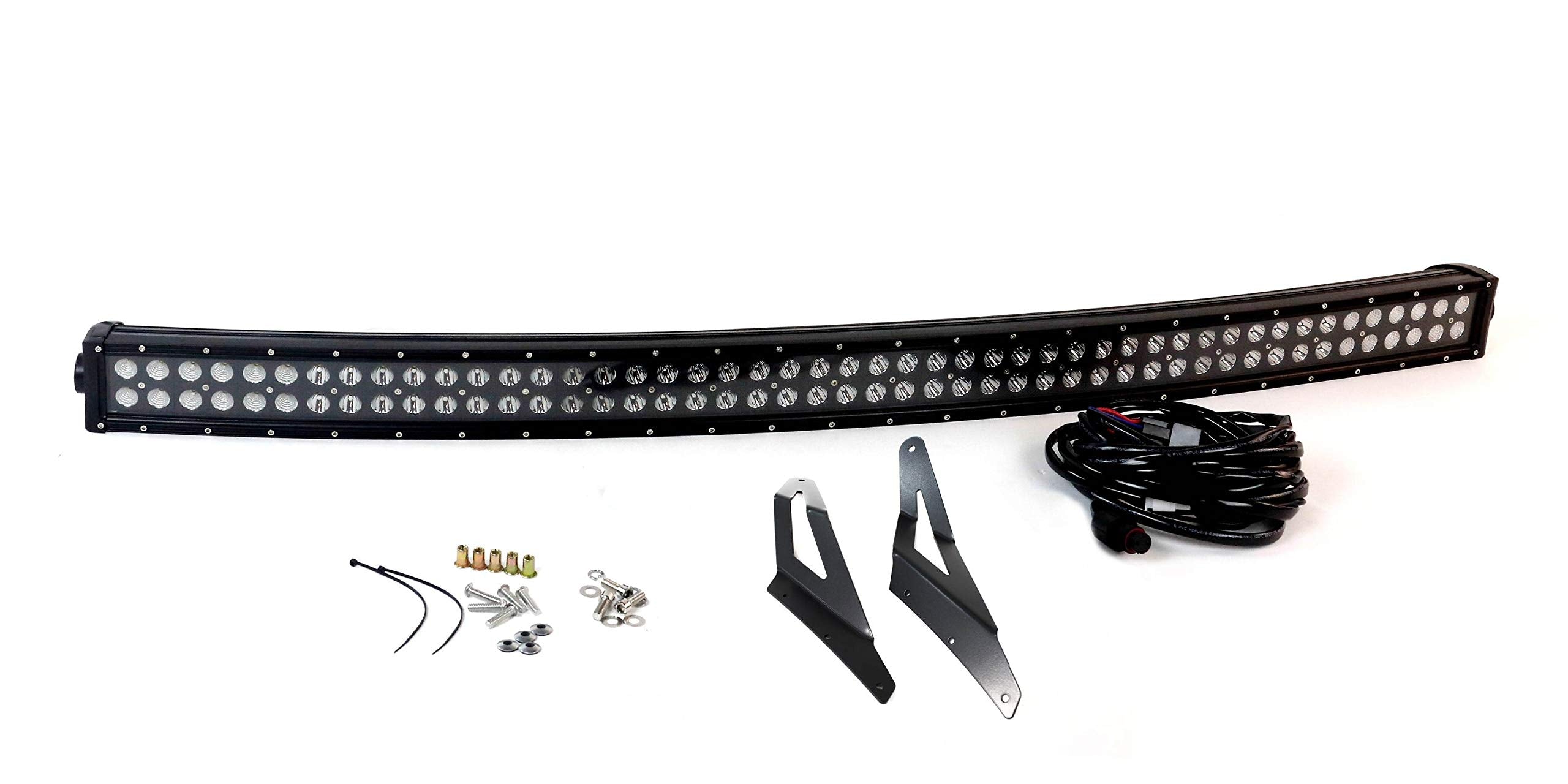 Race Sport RS-L70-312W 2002-2008 Ram 1500 DODGE (1) LED Light Bar with CREE XTE Hi-Power Diodes(1) Vehicle Specific Bracket Set (1) 30A 3mete