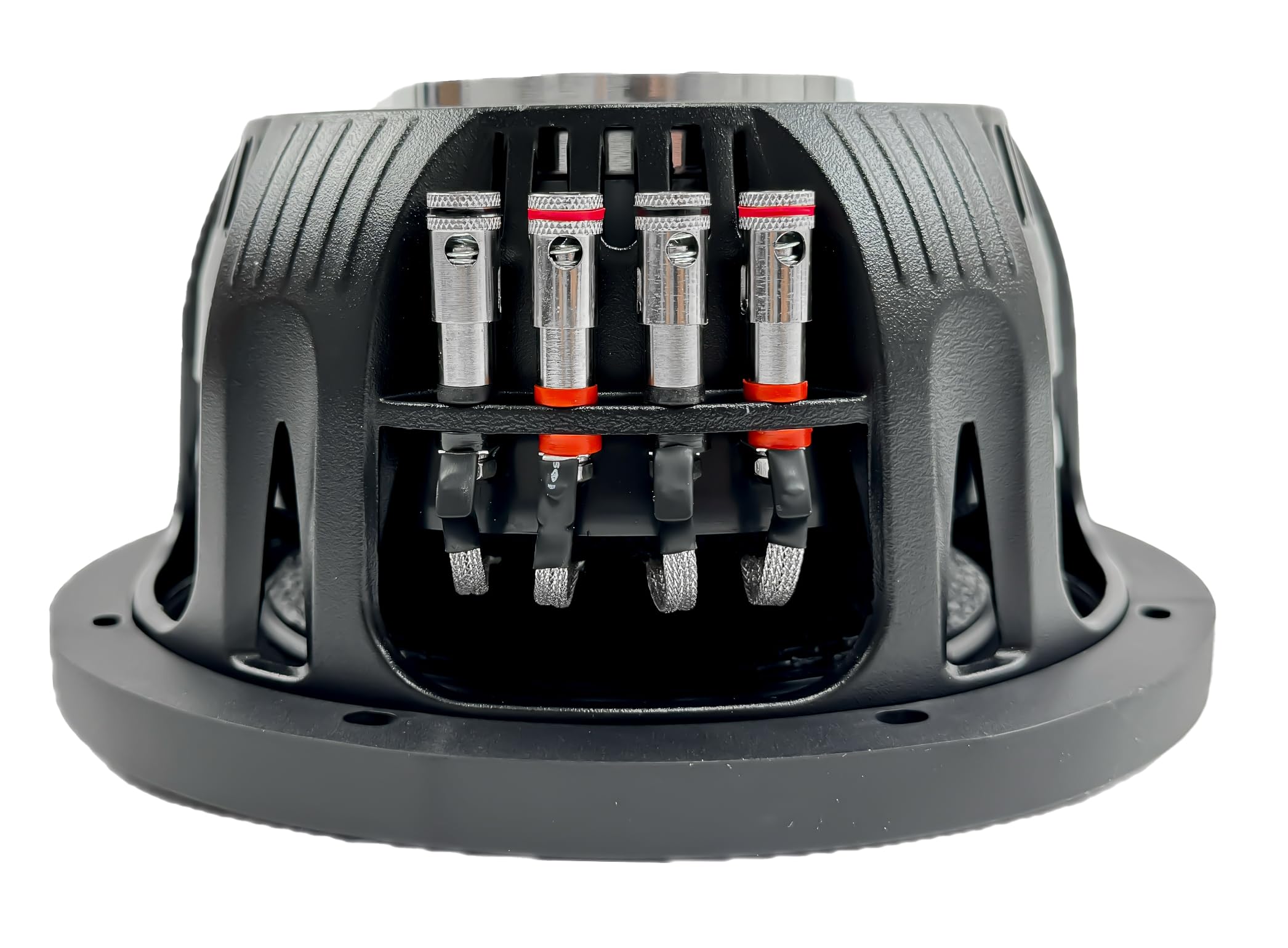 8" Sundown Audio SML Series D2 Ultra-Shallow Mount Subwoofer - 400W RMS/800W Peak - Dual 2 Ohm - 3.78" Depth - Black Aluminum Voice Coil - Designed for Compact Enclosures