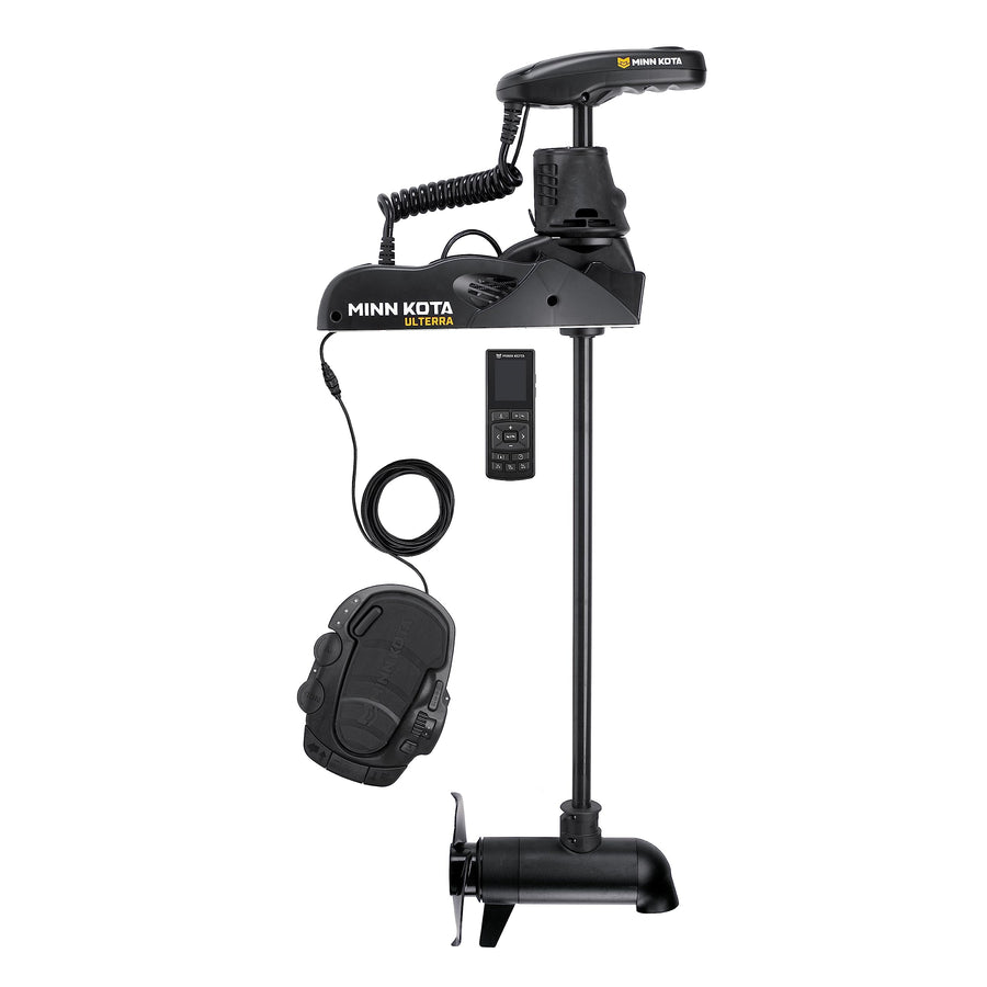 Minn Kota Bow-Mount Ulterra Electric Trolling Motor with Dual Spectrum Chirp Sonar – 112 Lb. Thrust, 60 in. Shaft, Freshwater