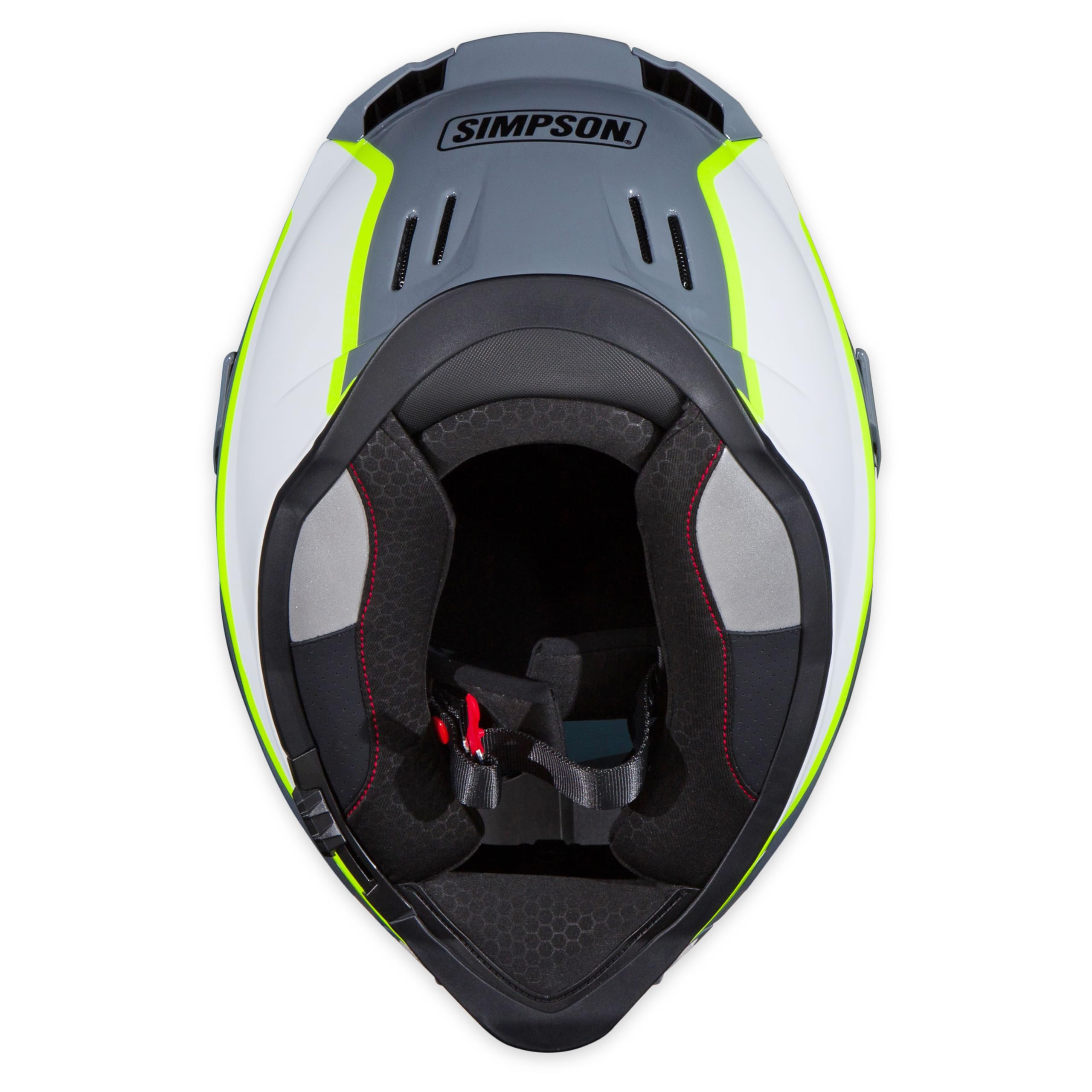 Simpson Bandit Xcursion Motorcycle Helmet - BC Yellow - 2XL | Off Road Dirt Bike UTV Motocross ATV | Full Face | Removable Peak | Clear Pinlock Anti-Fog Visor Shield | DOT ECE Certified (XBBGWY2X)