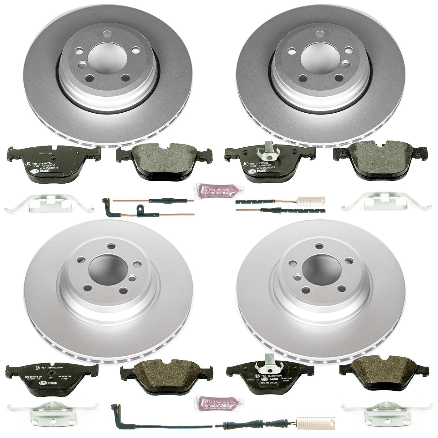 Euro-Stop Brake Kit Power Stop ESK2056 For BMW 745Li 2002-2005, BMW 745i 2002-2005, BMW 760Li 2003-2005, BMW 760i 2004-2005 [Model Specific]