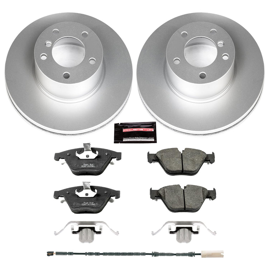 Power Stop Z23 Evolution Geomet Coated Brake Kit For BMW 328i xDrive 2011-2013, 2013-2015 BMW X1 [Model Specific]