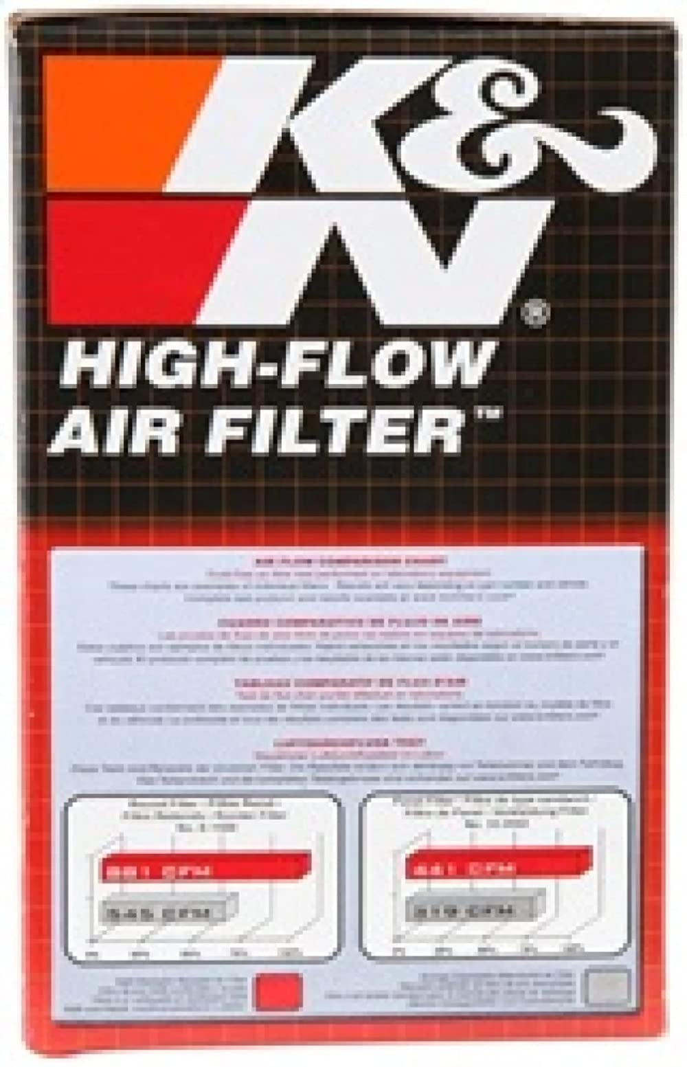 Replacement K&N Air Filter DU-1006 Fits 09-10 Ducati GT 1000 Touring