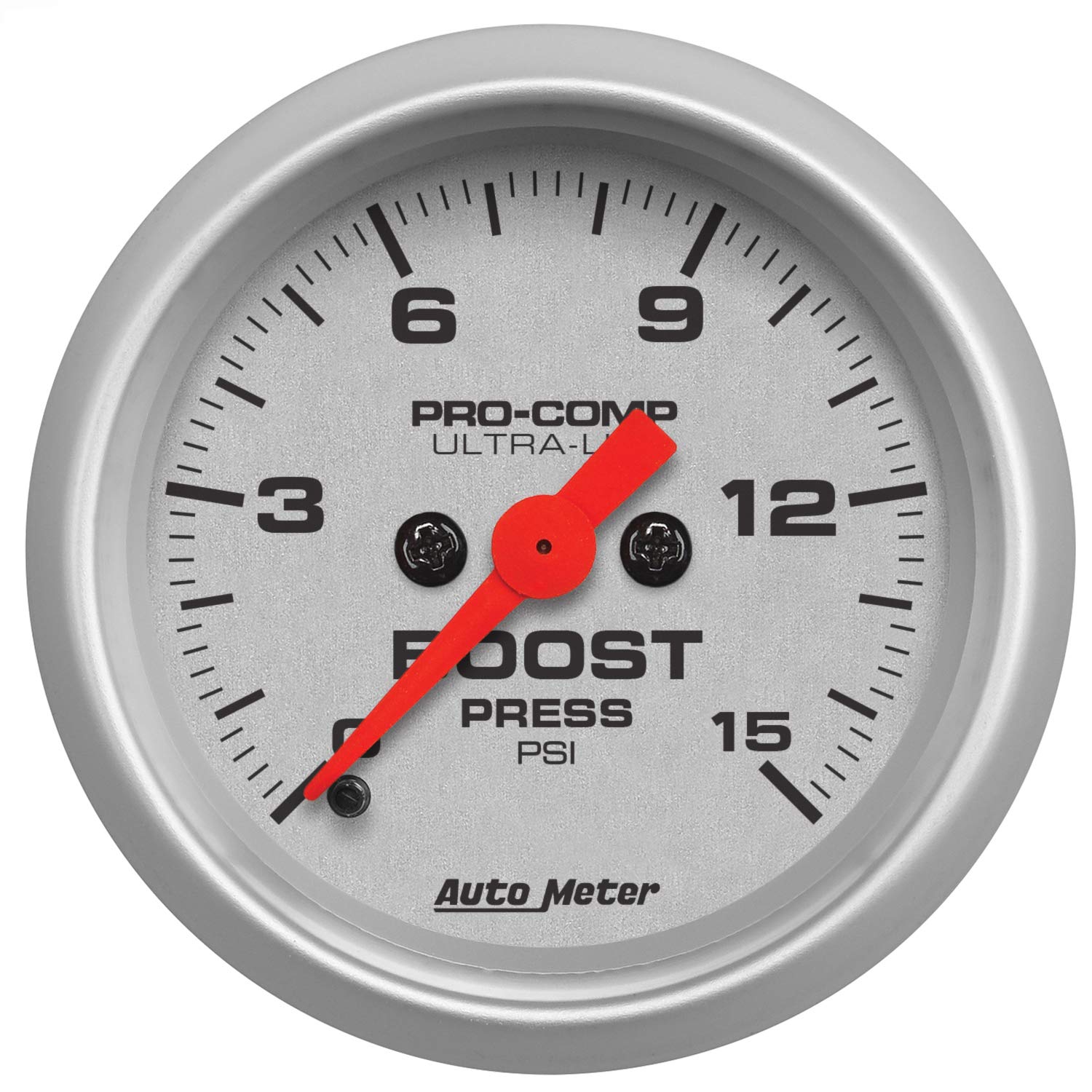 Auto Meter Ultra-Lite (4350) 2-1/16" 0-15 PSI Mechanical Boost Gauge