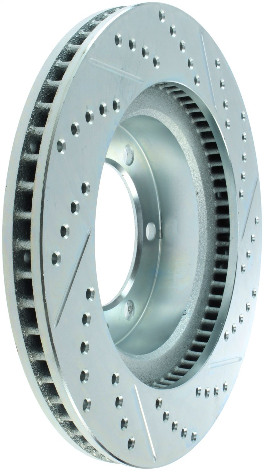 Front Right StopTech 227.44129R Select Sport Drilled and Slotted Brake Rotor