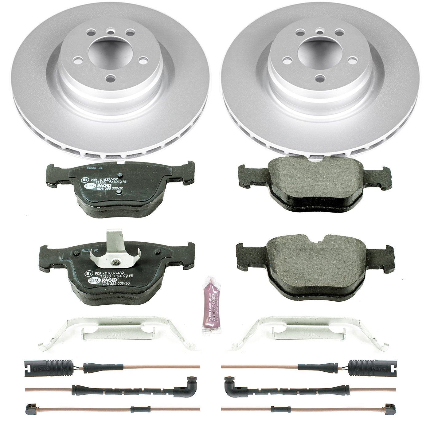 Power Stop ESK5111 Euro-Stop Front Brake Kit L& Rover For Land Rover Range Rover 2003-2005 [Model Specific]
