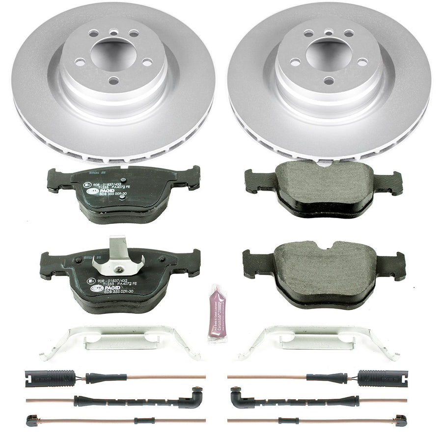 Power Stop ESK5111 Euro-Stop Front Brake Kit L& Rover For Land Rover Range Rover 2003-2005 [Model Specific]