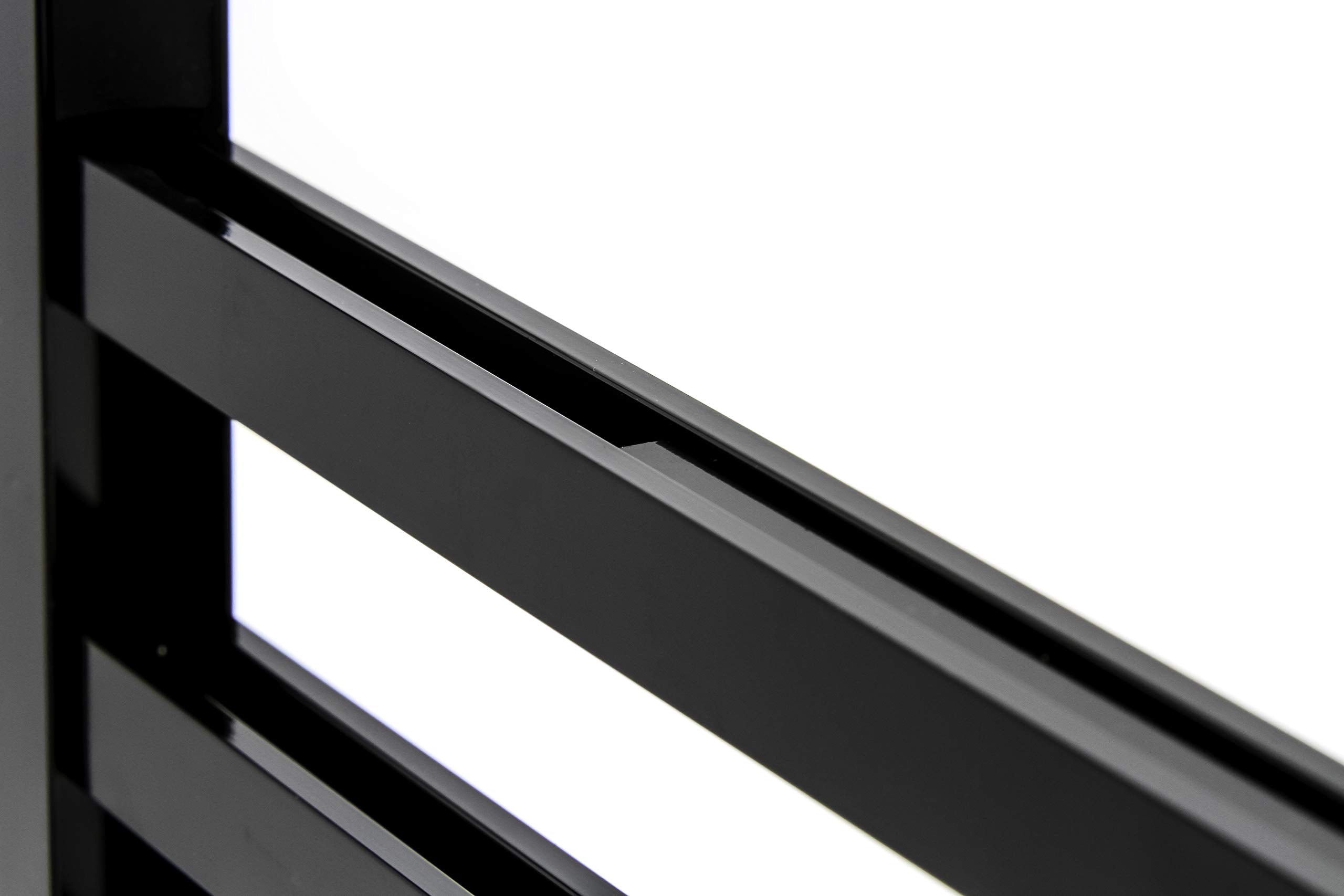 RV Screen Door Push Bar Camco 43976, Black - Strength and Stability Adds to Your Screen Door - Prevents Torn Screens