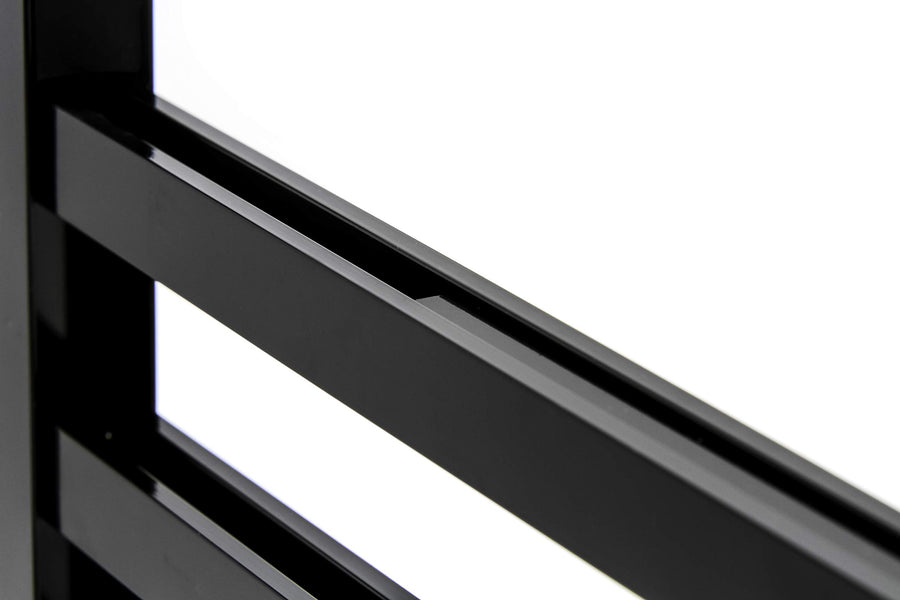 RV Screen Door Push Bar Camco 43976, Black - Strength and Stability Adds to Your Screen Door - Prevents Torn Screens