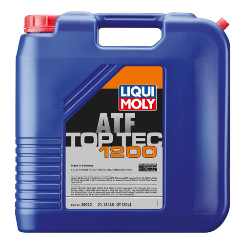 LIQUI MOLY ATF Top Tec 1200 | 20 L | Gear oil | Hydraulic oil | SKU: 20022