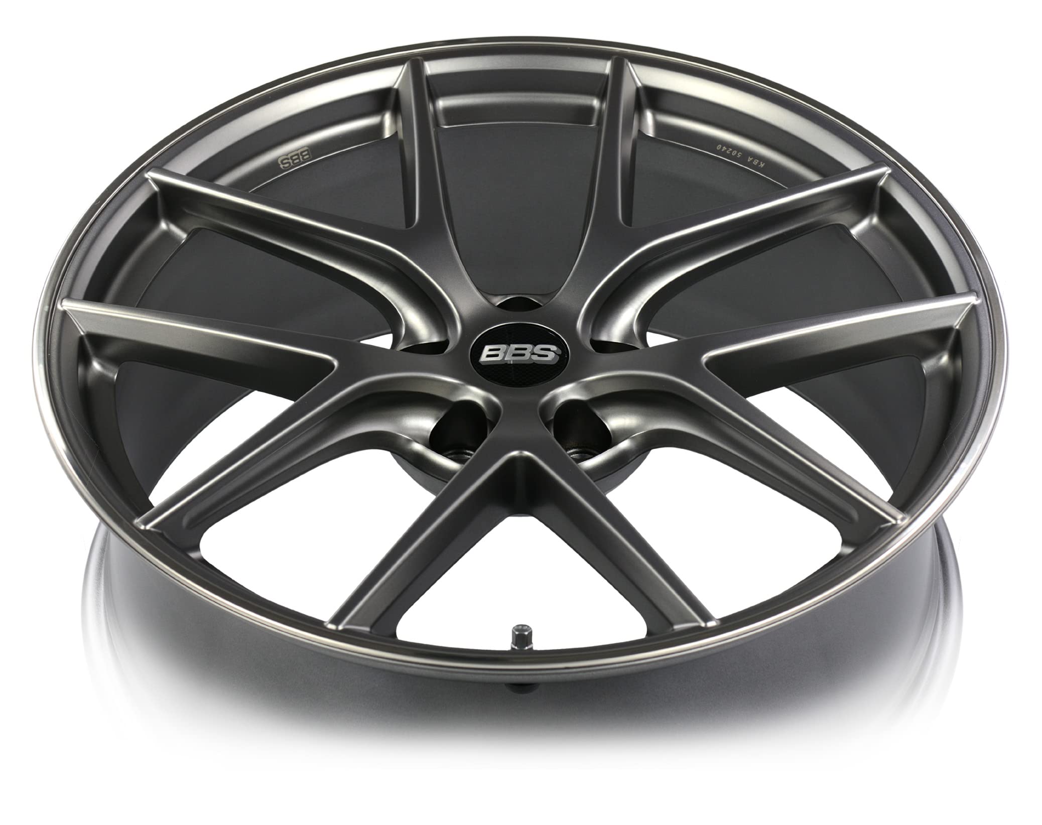 BBS CI-R Wheel Set Dinan Front 19x8 Rear 19x9 Silver Dinan Center Cap F22/F23