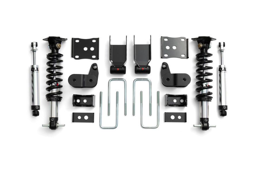 3/5 Lowering Kit QA1 fits 2015 2020 F150 2WD Single Adjustable | All in One Solution | Easy Bolt-In Installation | LK01-FF01