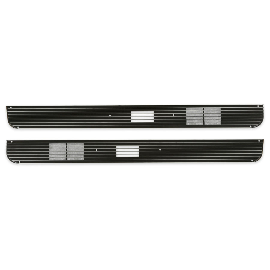 Deluxe Door Speaker Grilles Scott Drake, Compatible with 1967-1968 Ford Mustang, Model C7ZZ-6520956/7A