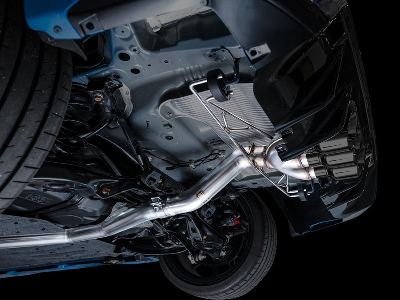 2023 Honda Civic Type R FL5 AWE Tuning Track Edition Exhaust with Triple Diamond Black Tips