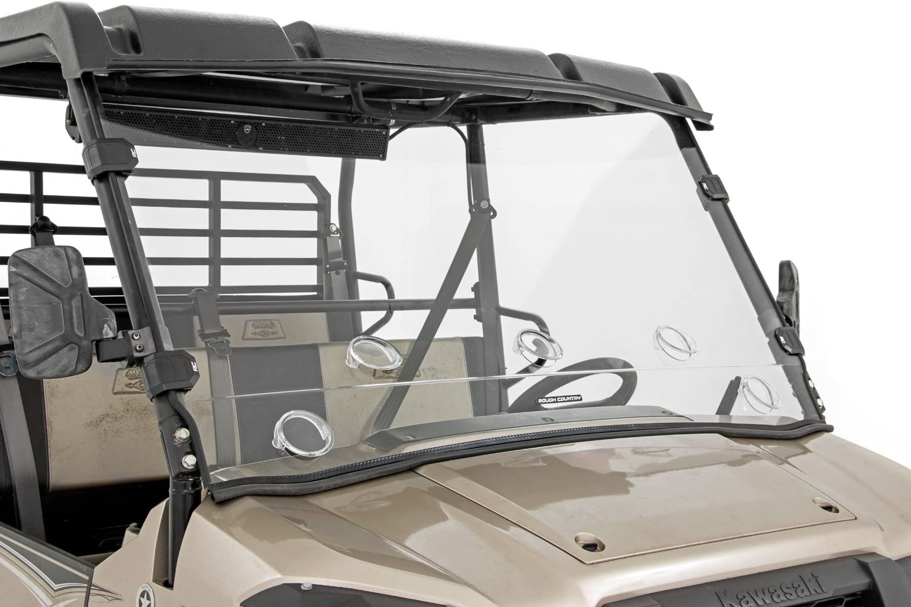 Full Vented Rough Country Front Windshield for Mule Pro-FX 4WD - 98215150
