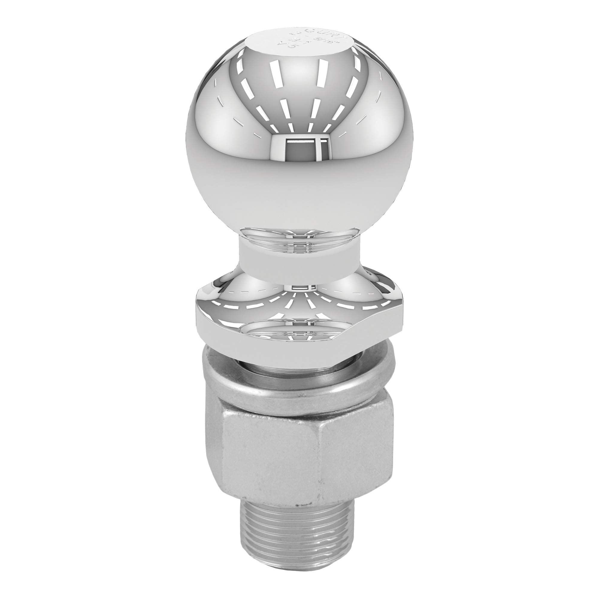 Chrome CURT Trailer Hitch Ball, 15,000 lbs, 2-5/16-Inch Diameter, 1-1/4 x 2-5/8-Inch Shank
